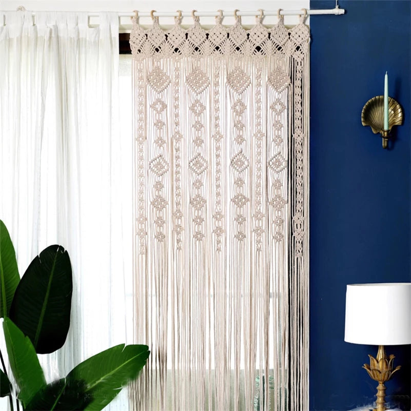 Macrame Door Curtain