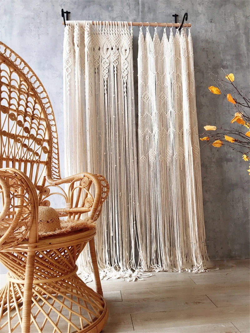 Macrame Door Curtain