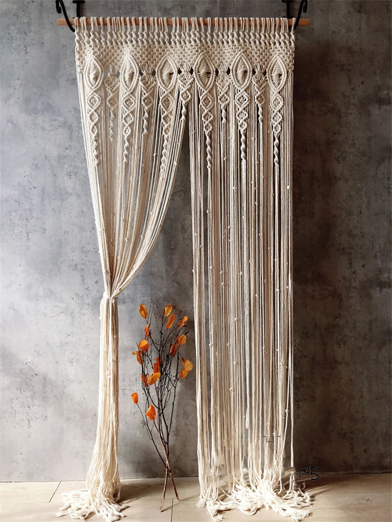 Macrame Door Curtain