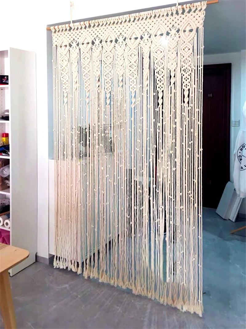 Macrame Door Curtain