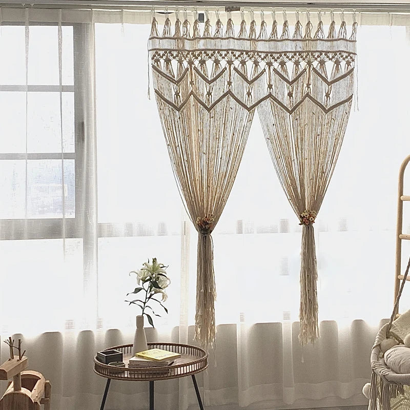 Macrame Door Curtain