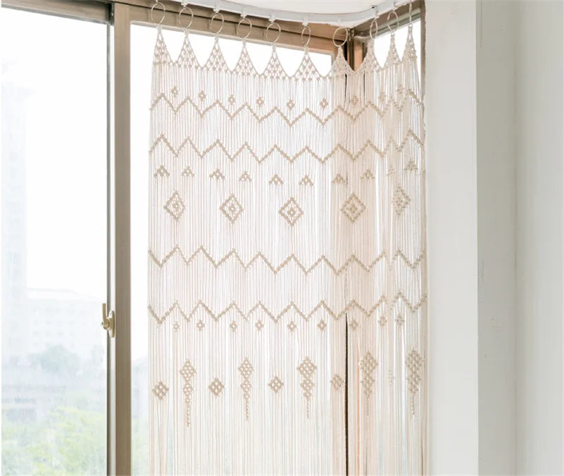 Macrame Door Curtain