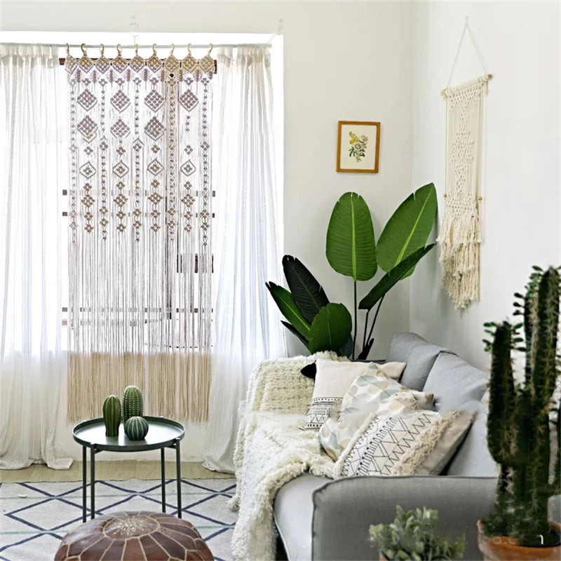 Macrame Door Curtain