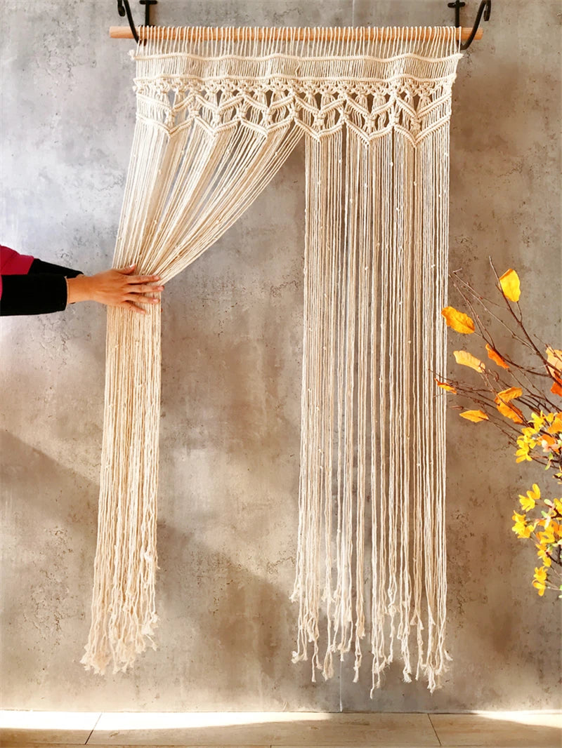 Macrame Door Curtain