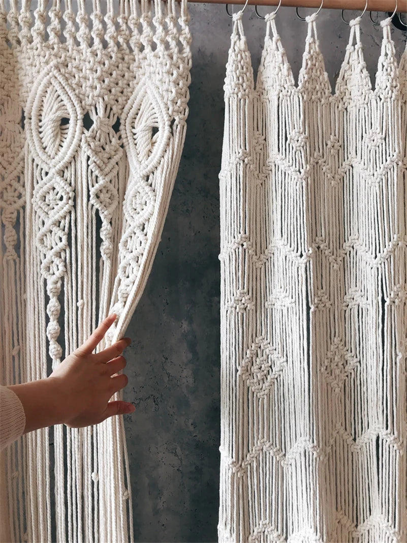 Macrame Door Curtain