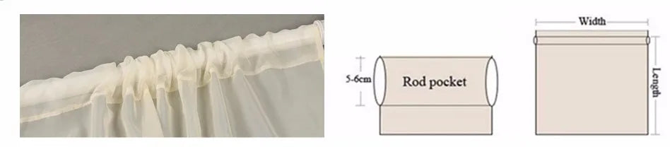 Modern Linen Blackout Curtains, 350cm