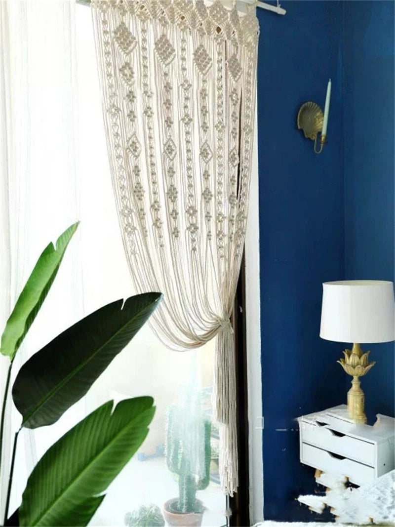 Macrame Door Curtain