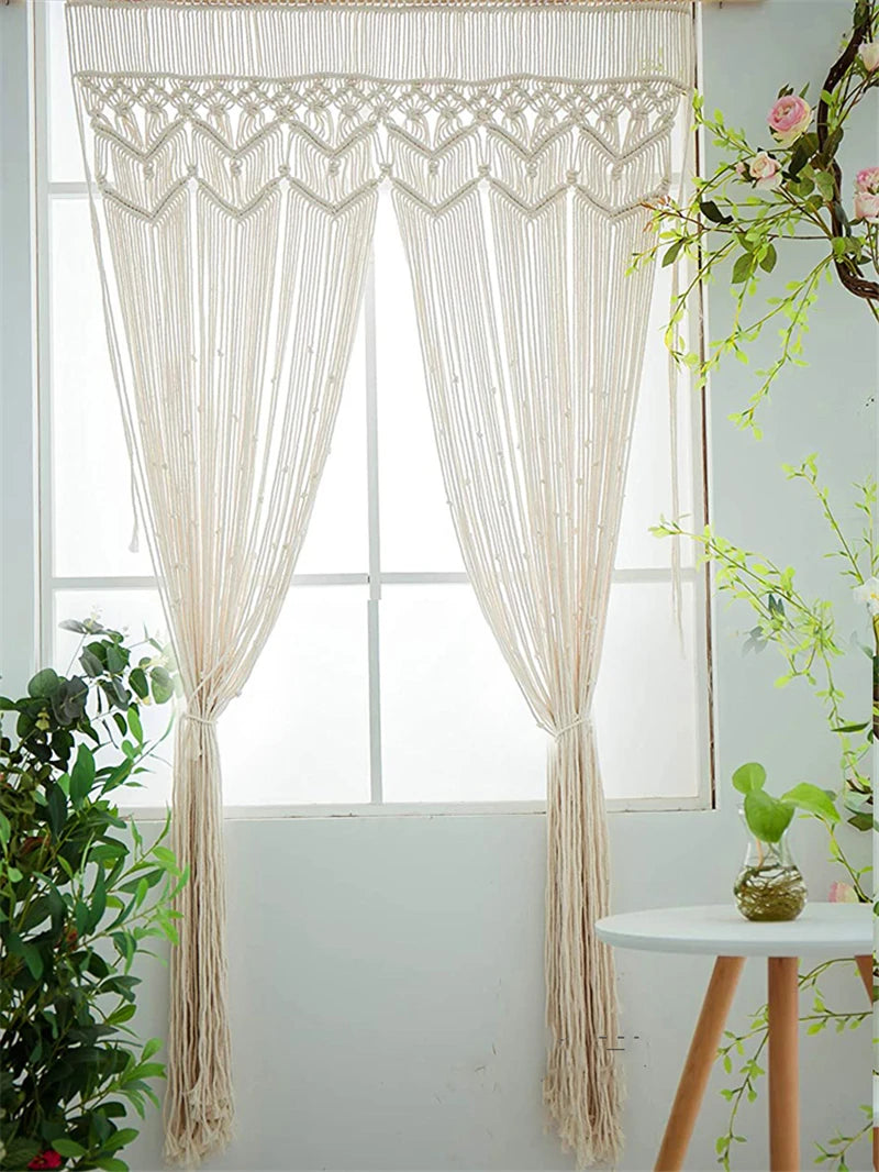 Macrame Door Curtain