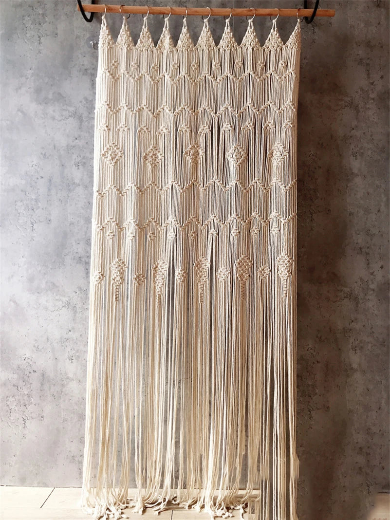 Macrame Door Curtain