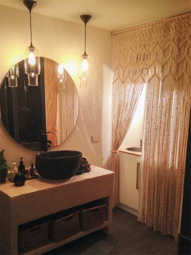 Macrame Door Curtain
