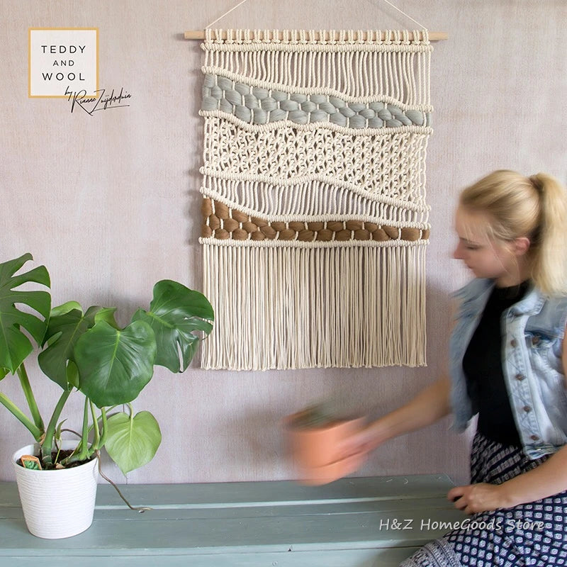 Boho Macrame Wall Hanging