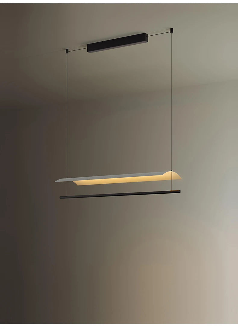 Wabi-Sabi Acrylic Linear Pendant Light
