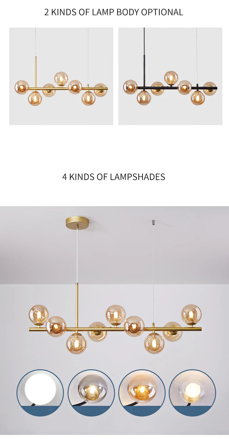 Nordic Glass Pendant Lamp