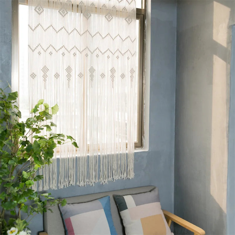 Macrame Door Curtain