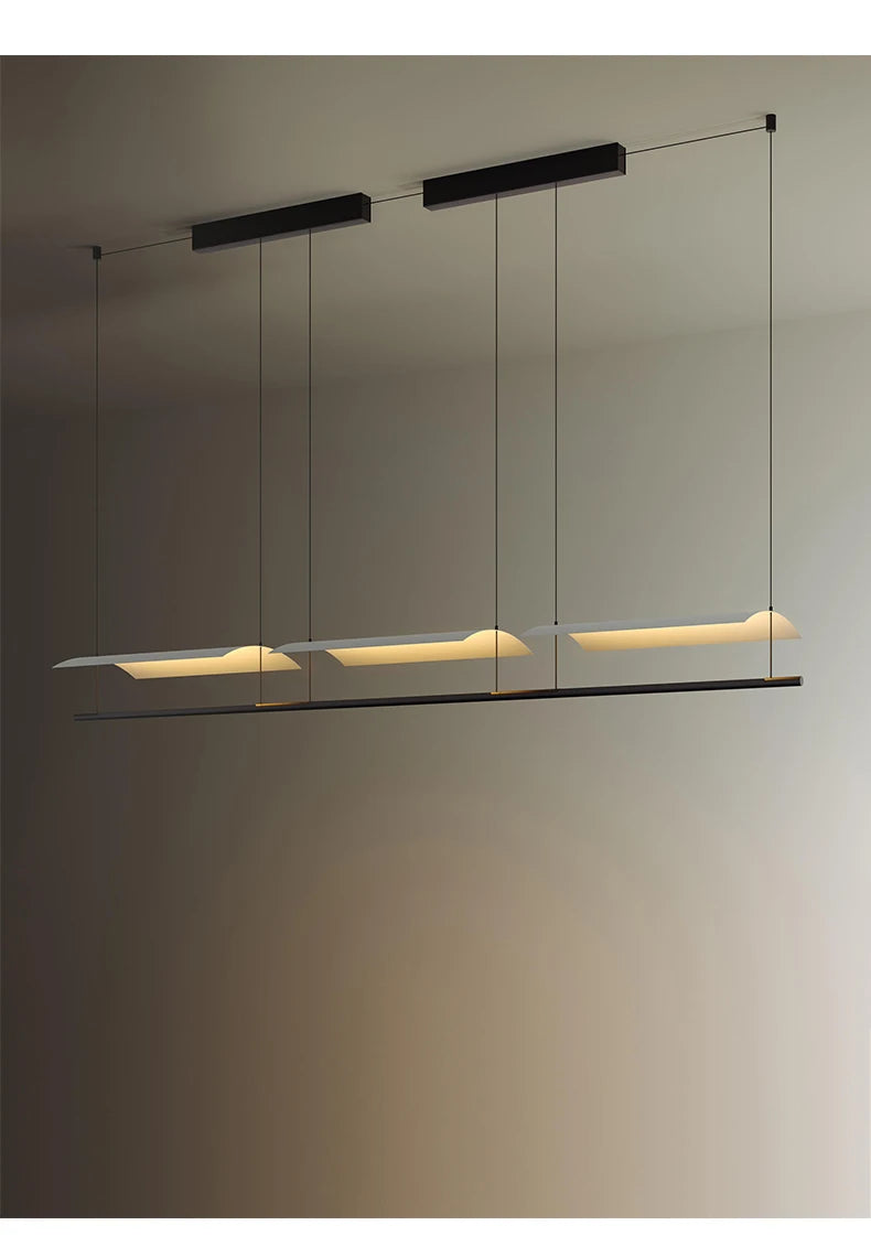 Wabi-Sabi Acrylic Linear Pendant Light
