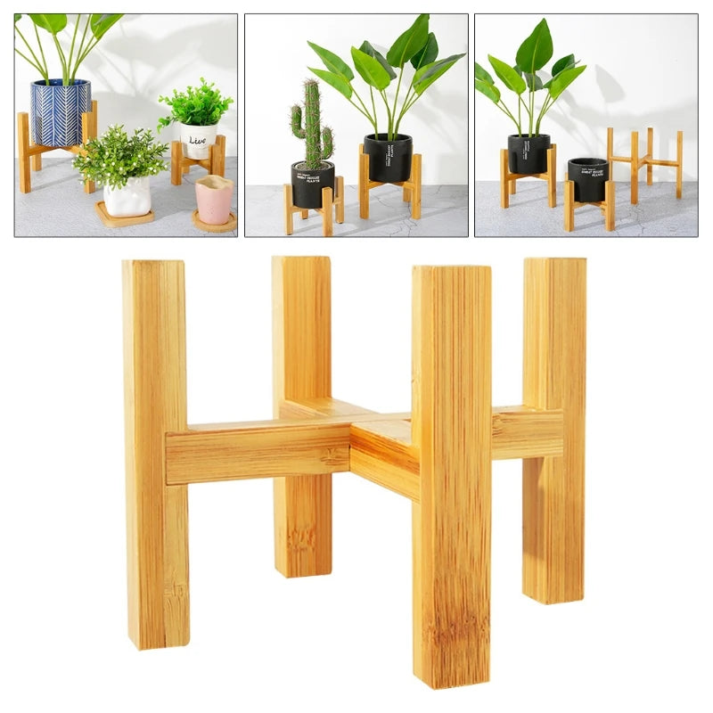 Wood Plant Stand