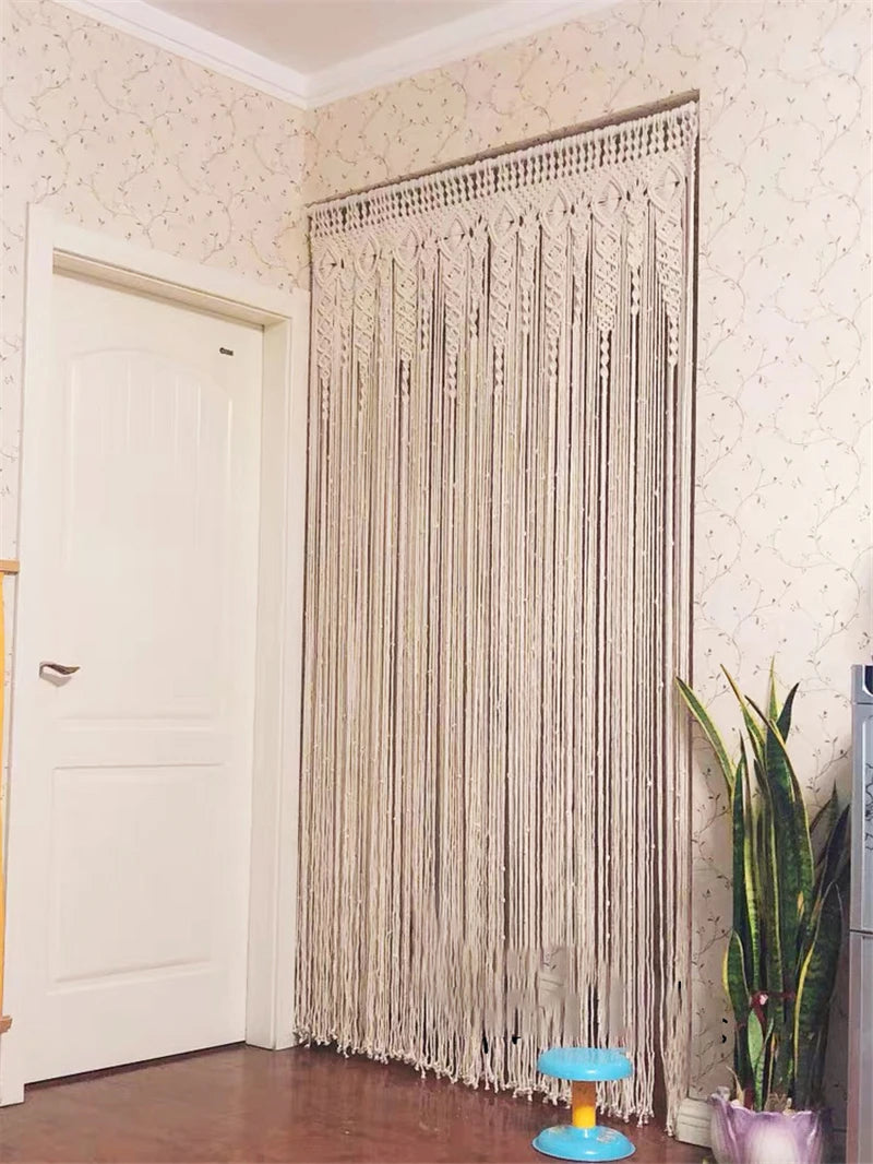 Macrame Door Curtain