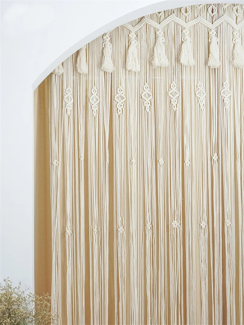 Macrame Door Curtain