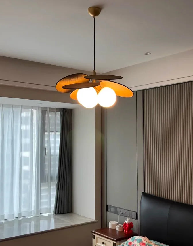 Wabi-Sabi Fabric Pendant Chandelier