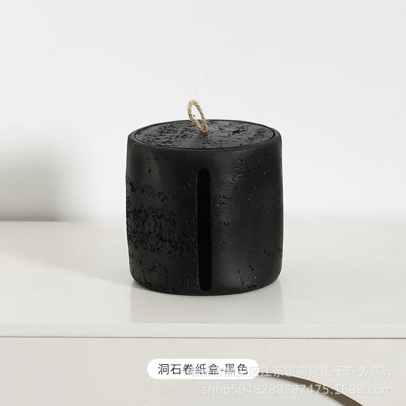 Wabi-Sabi Sandstone Tissue Box