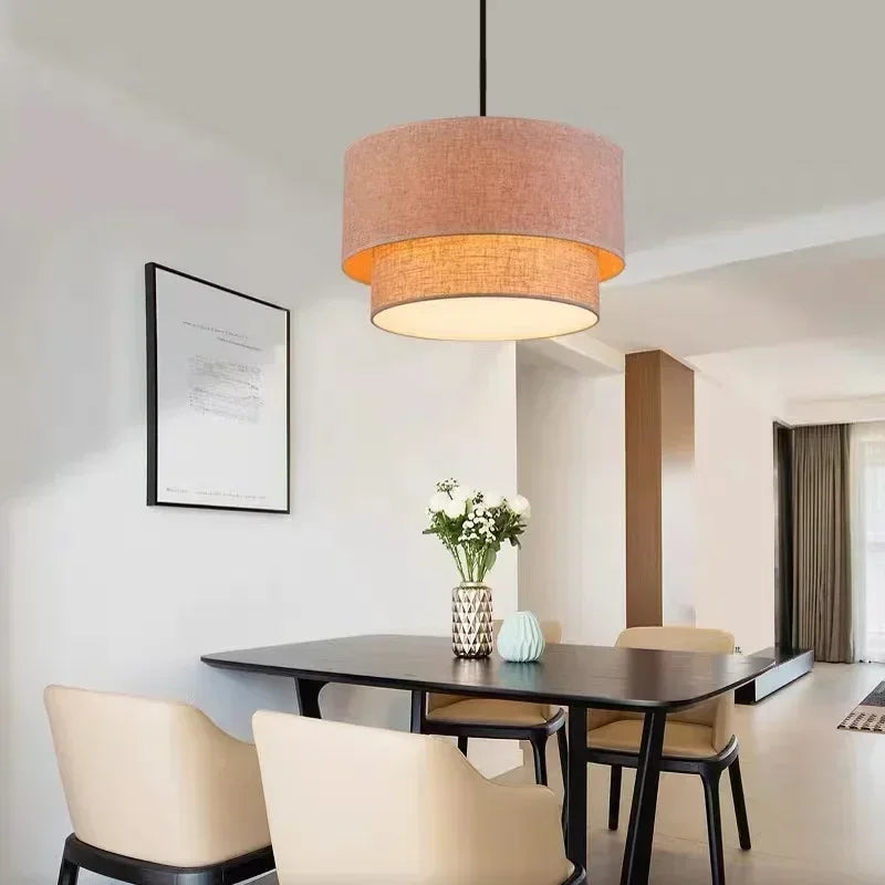 Minimalist Fabric Pendant Lamp