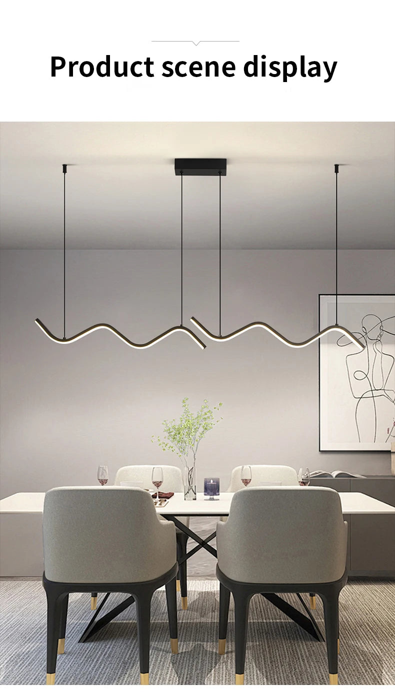Nordic Linear Pendant Light