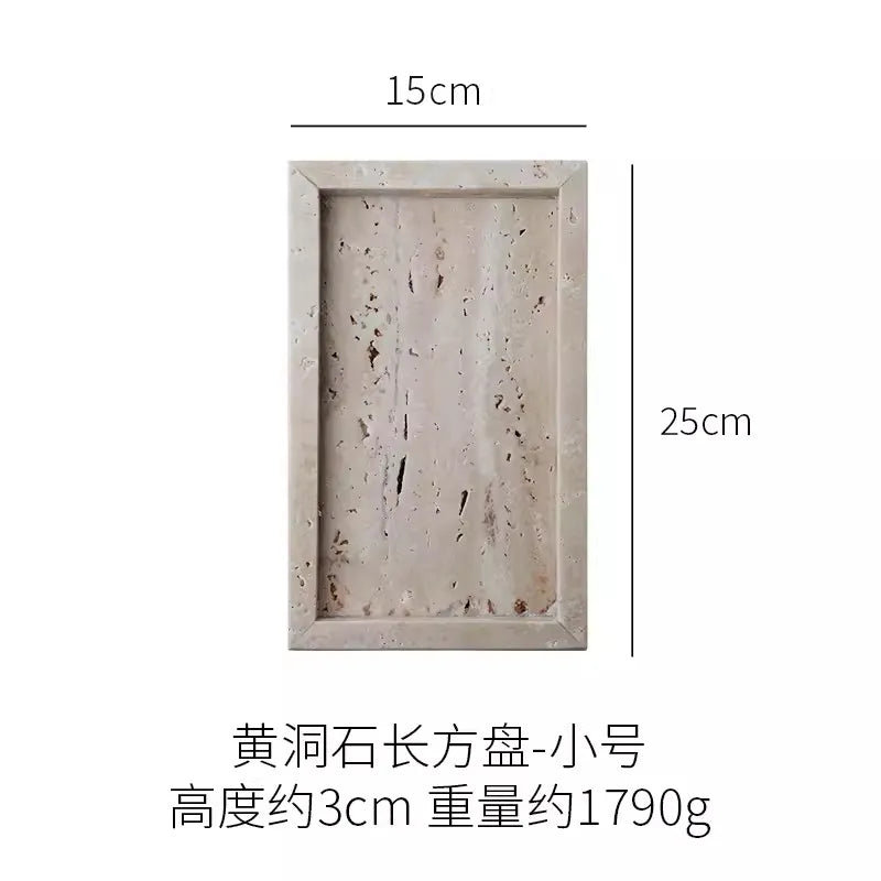 Nordic Travertine Bath Set