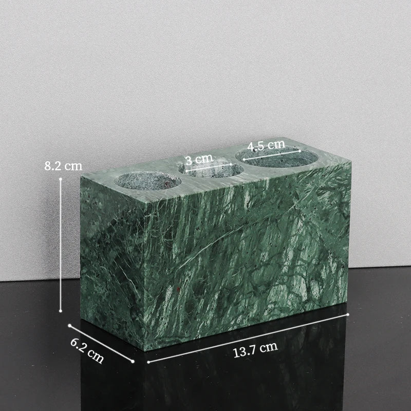 Indian Green Marble Bath Set