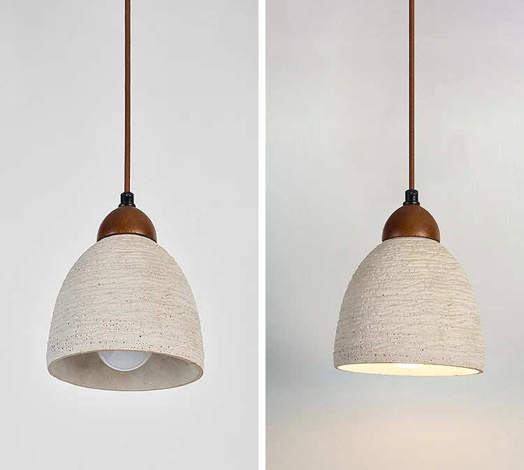 Wabi-Sabi Cement Pendant Chandelier