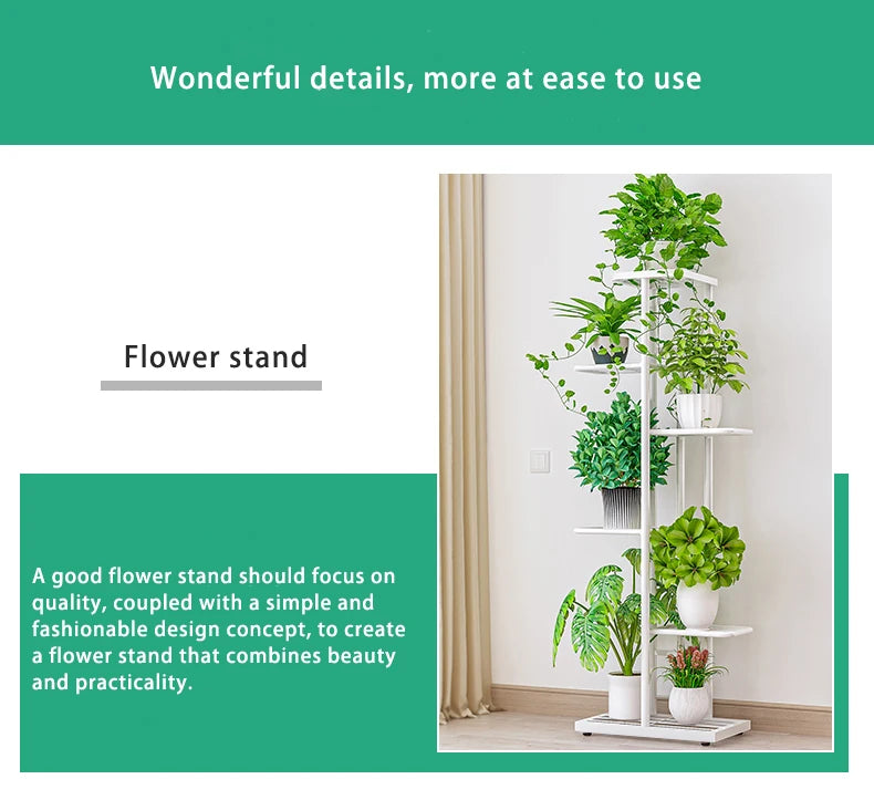 Tiered Iron Plant Stand