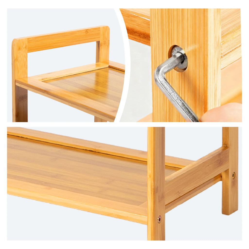Bamboo Shoe Rack