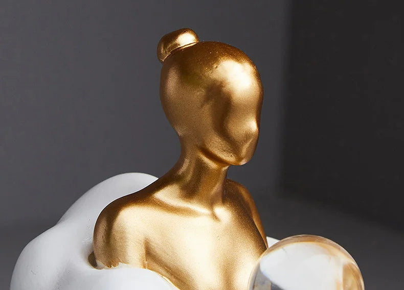 Cloud Girl Sculpture
