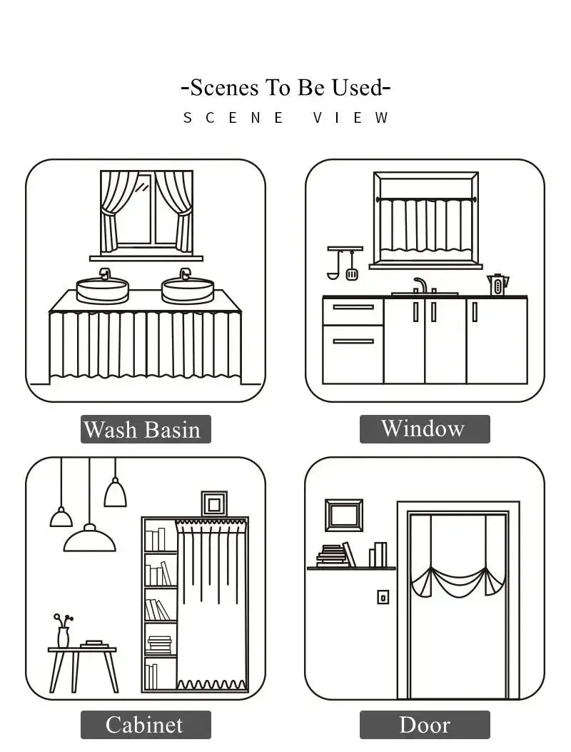 Japanese Voile Sheer Curtains