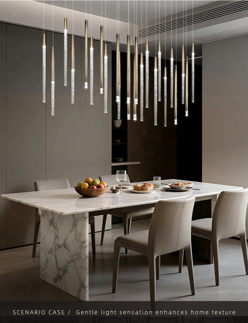 Modern Wood Pendant Chandelier