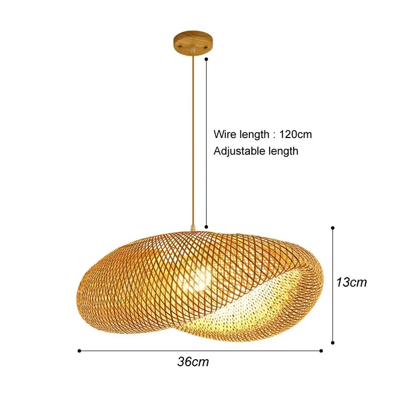 Rattan Pendant Chandelier