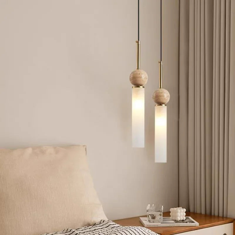 Wabi-Sabi Stone Pendant Chandelier