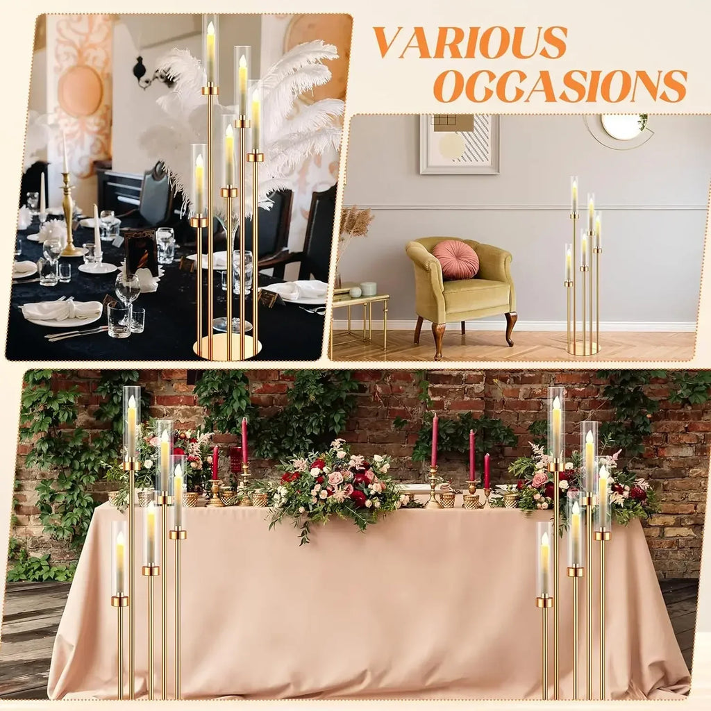Tall Gold Candelabra