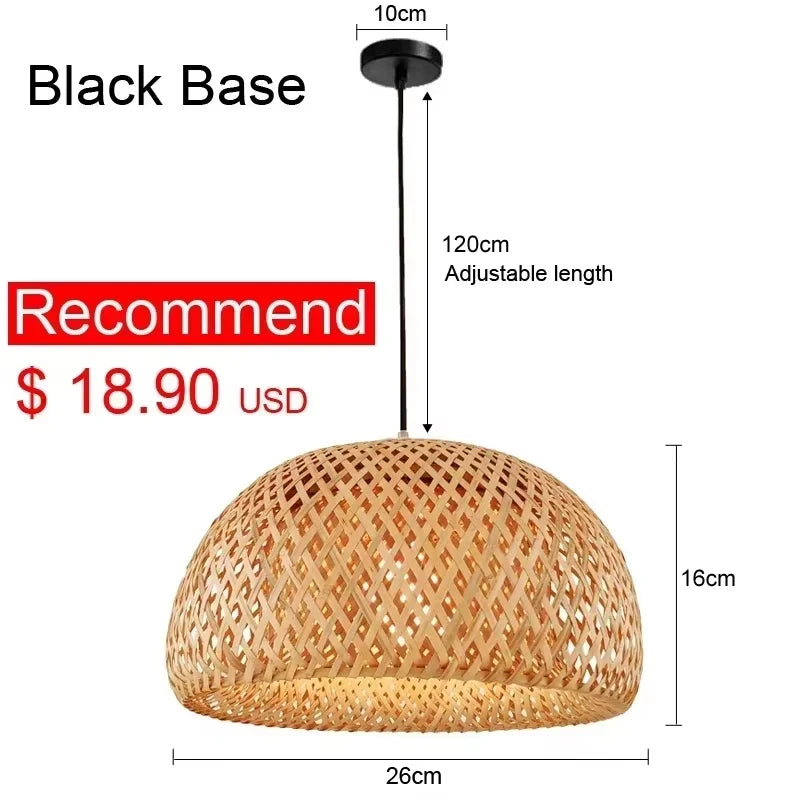Rattan Pendant Chandelier