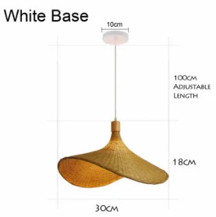 Retro Rattan Pendant Chandelier
