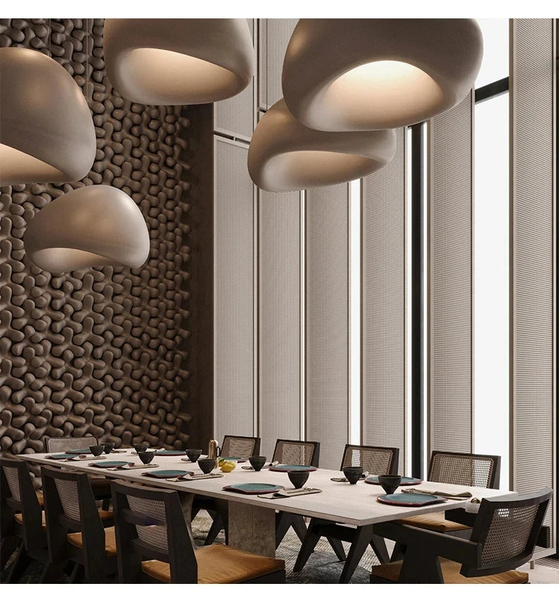 Wabi-Sabi Cement Pendant Chandelier