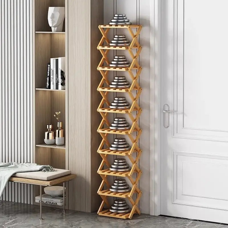 Bamboo Shoe Rack