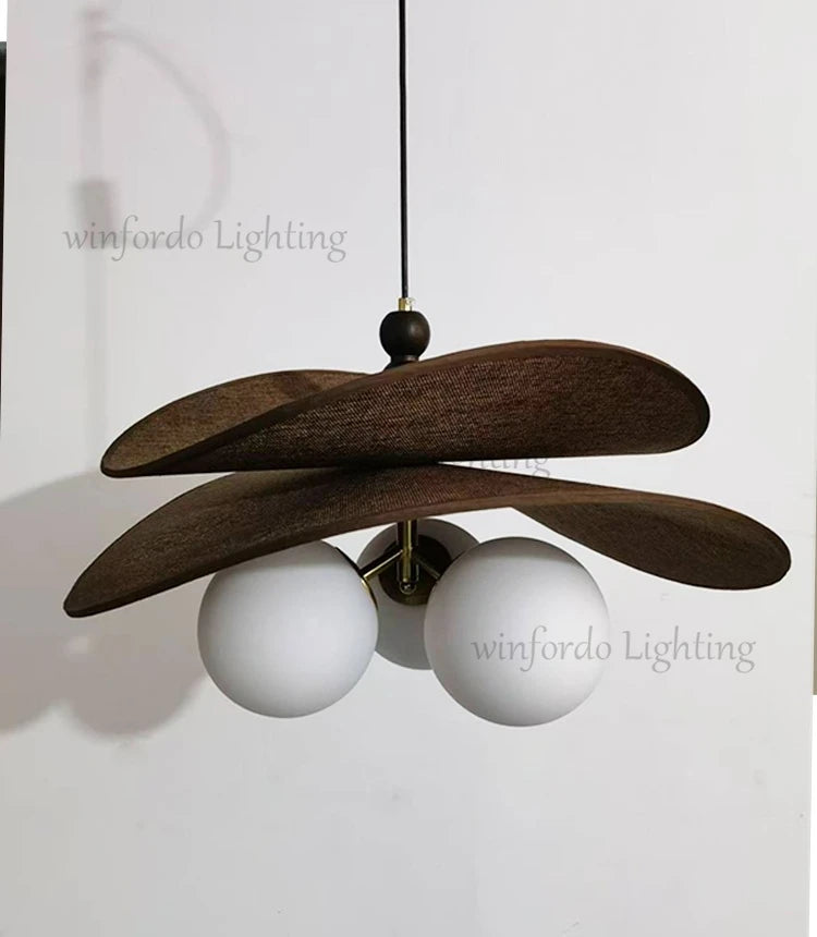 Wabi-Sabi Fabric Pendant Chandelier