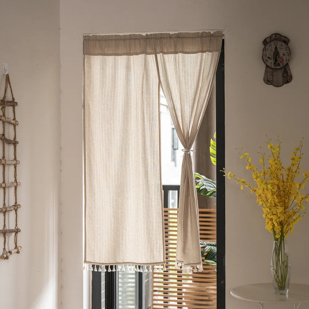 Japanese Cotton-Linen Curtains