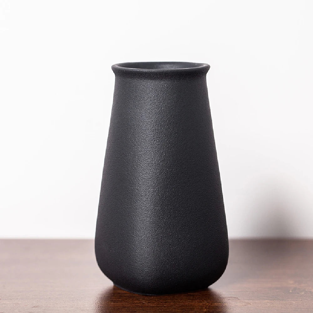 Matte Frosted Ceramic Bud Vase