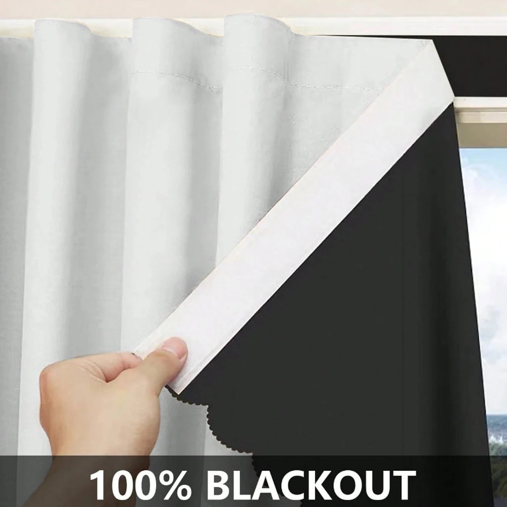 Modern Linen Blackout Curtain