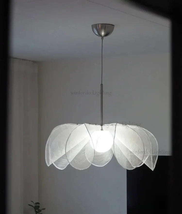 Wabi-Sabi Fabric Pendant Chandelier