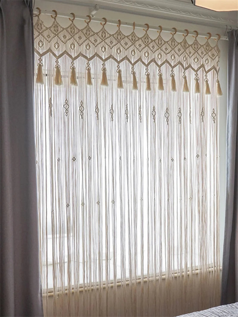 Macrame Door Curtain
