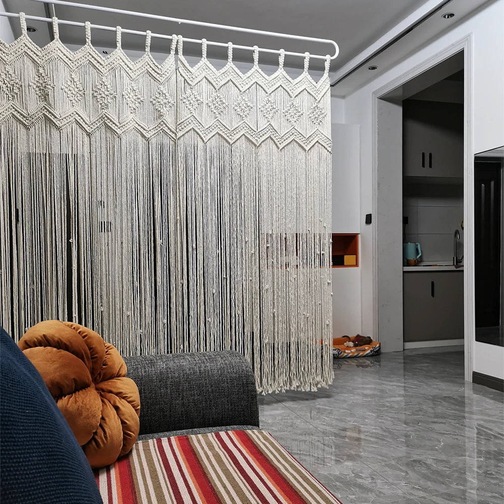 Macrame Door Curtain