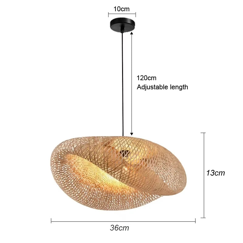 Rattan Pendant Chandelier