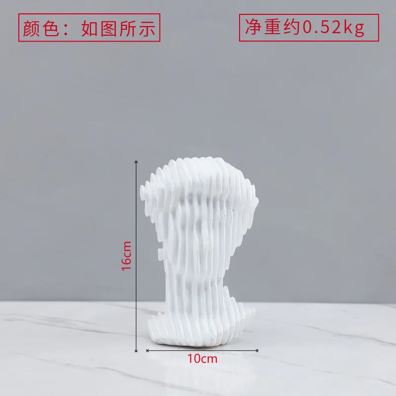 Abstract Head Sculpture